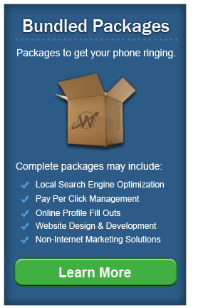 Bundled Packages - SEO, PPC, Online Profile Fillouts, Web Design, Non-Internet Marketing Solutions 